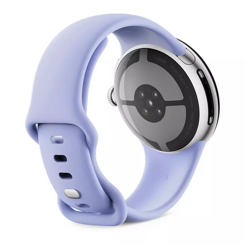 Google Pixel Watch 4 - 41 mm - Alluminio Polished Silver - Iris Active Band - Smartwatch Wear OS