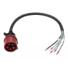 Anker SOLIX Cavo di alimentazione, IEC 60309 3P+N+E a estremità libera, 32 A, 60 cm, Rosso