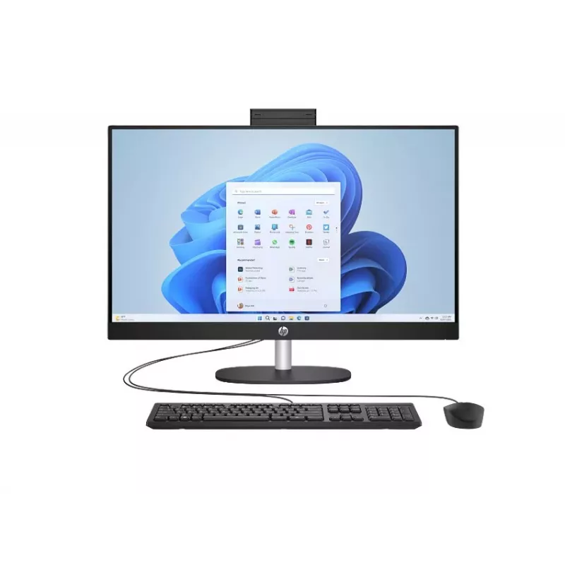 HP All-in-One 27-cr0912nc PC desktop, Intel Core i5-1334U, 16 GB RAM, 512 GB SSD, display Full HD IPS da 27 pollici, Windows 11 Home, bianco (ricondizionato)