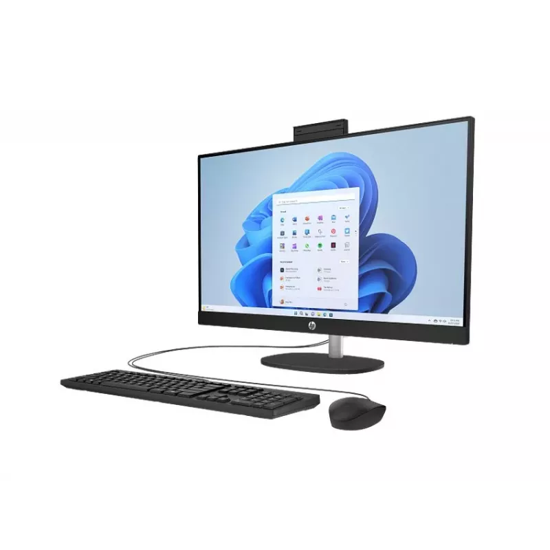 HP All-in-One 27-cr0912nc PC desktop, Intel Core i5-1334U, 16 GB RAM, 512 GB SSD, display Full HD IPS da 27 pollici, Windows 11 Home, bianco (ricondizionato)