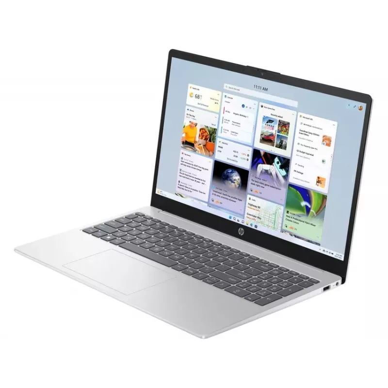 HP Laptop 15-fd0325ne, Intel Core Ultra 5 120U, 24GB RAM, 512GB SSD, 15,6 pollici Full HD, Windows 11 Home, argento (ricondizionato)