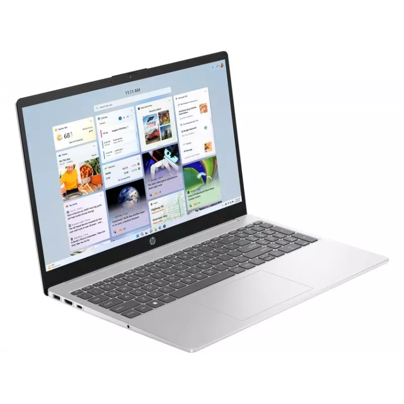 HP Laptop 15-fd0325ne, Intel Core Ultra 5 120U, 24GB RAM, 512GB SSD, 15,6 pollici Full HD, Windows 11 Home, argento (ricondizionato)