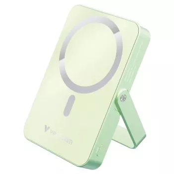 Verbatim Charge 'n' Go Power Bank wireless magnetico con supporto 10000mAh USB-C PD 3.0 verde