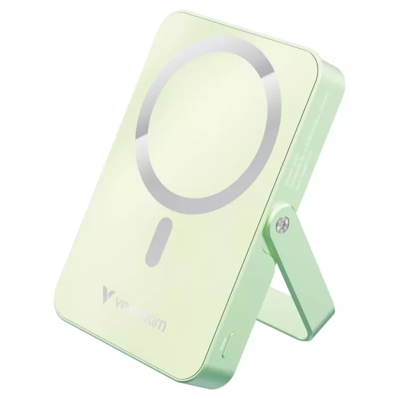Verbatim Charge 'n' Go Power Bank wireless magnetico con supporto 10000mAh USB-C PD 3.0 verde