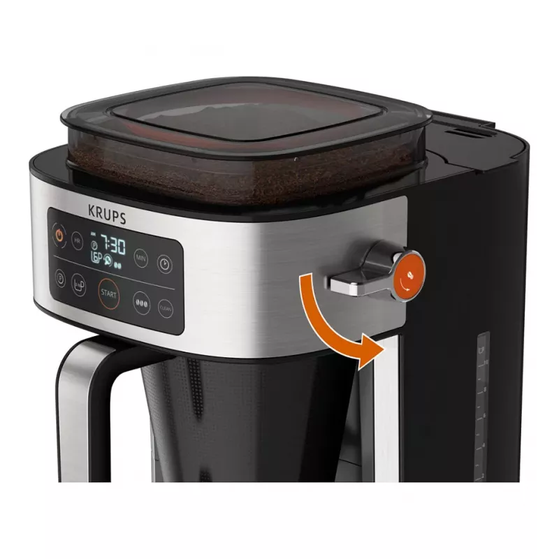 KRUPS KM760D macchina per caffè filtro Aroma nera 2-10 tazze