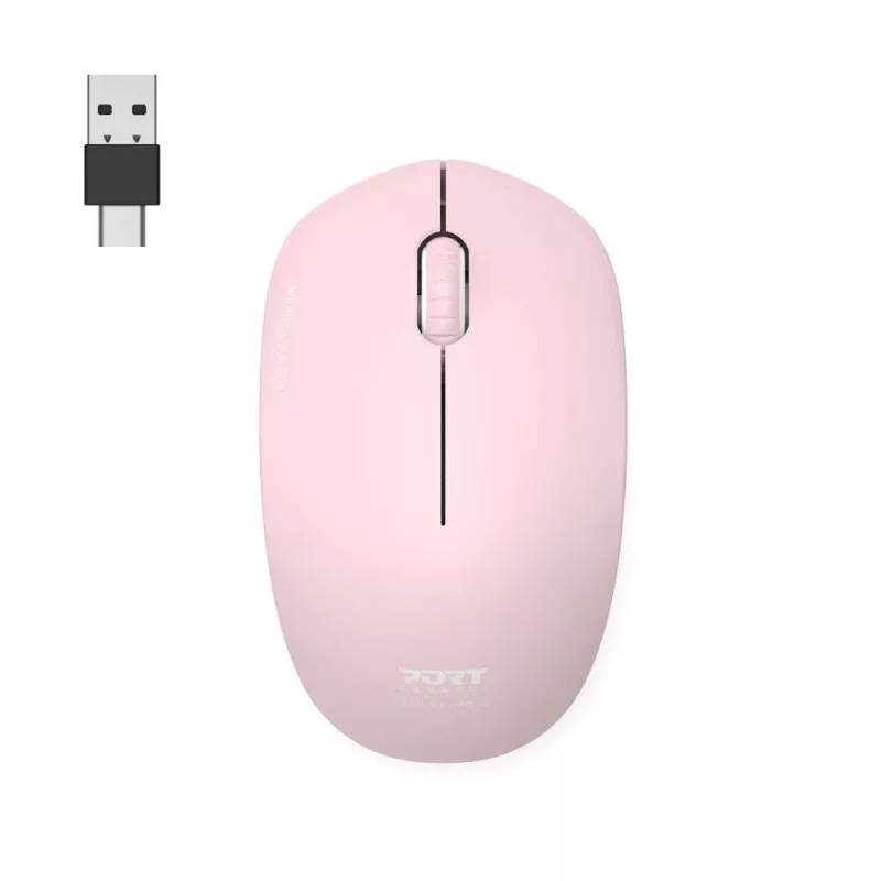 PORT CONNECT Mouse Collection II wireless 2,4 GHz rosa
