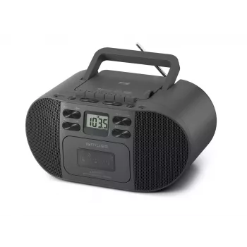 Muse M-188RDC boombox CD con Bluetooth, radio FM, USB, nero