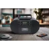 Muse M-188RDC boombox CD con Bluetooth, radio FM, USB, nero
