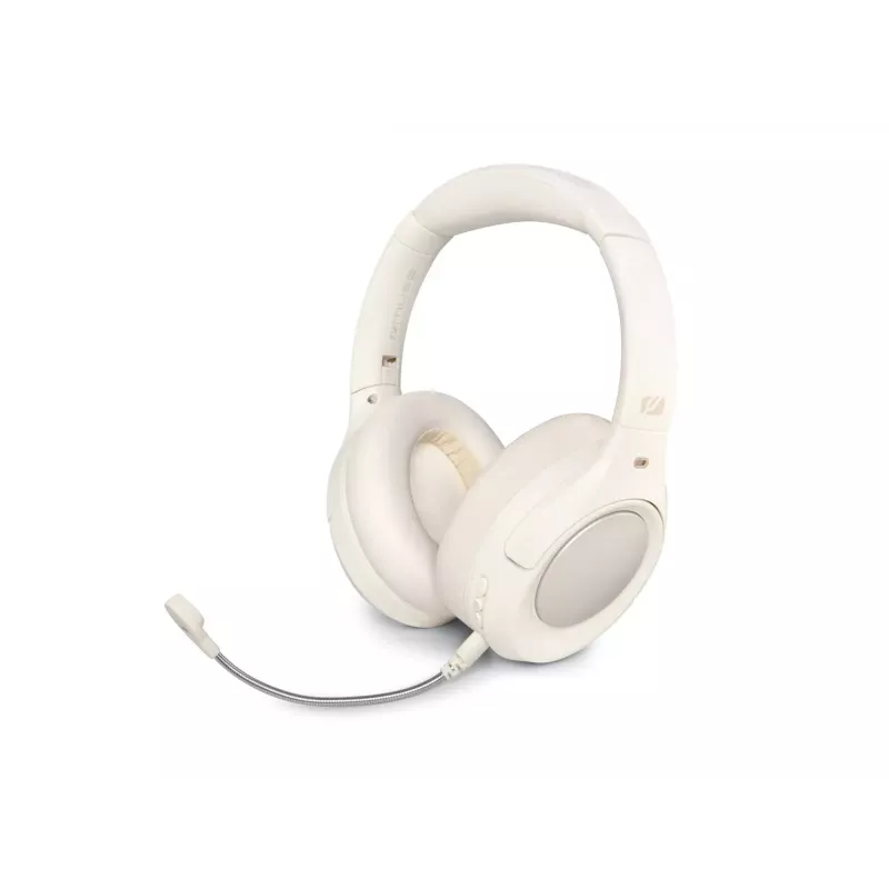 Muse M-295 ANCW cuffie wireless over-ear con cancellazione attiva del rumore, bianco