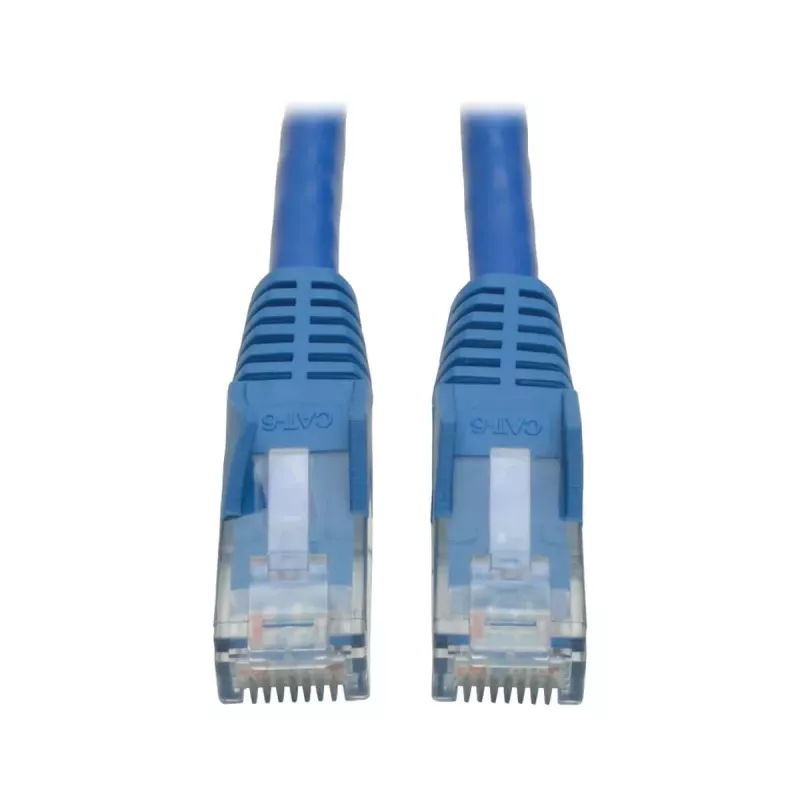 Tripp cavo patch Cat6 Gigabit snagless stampato RJ45 M/M blu da 3 ft
