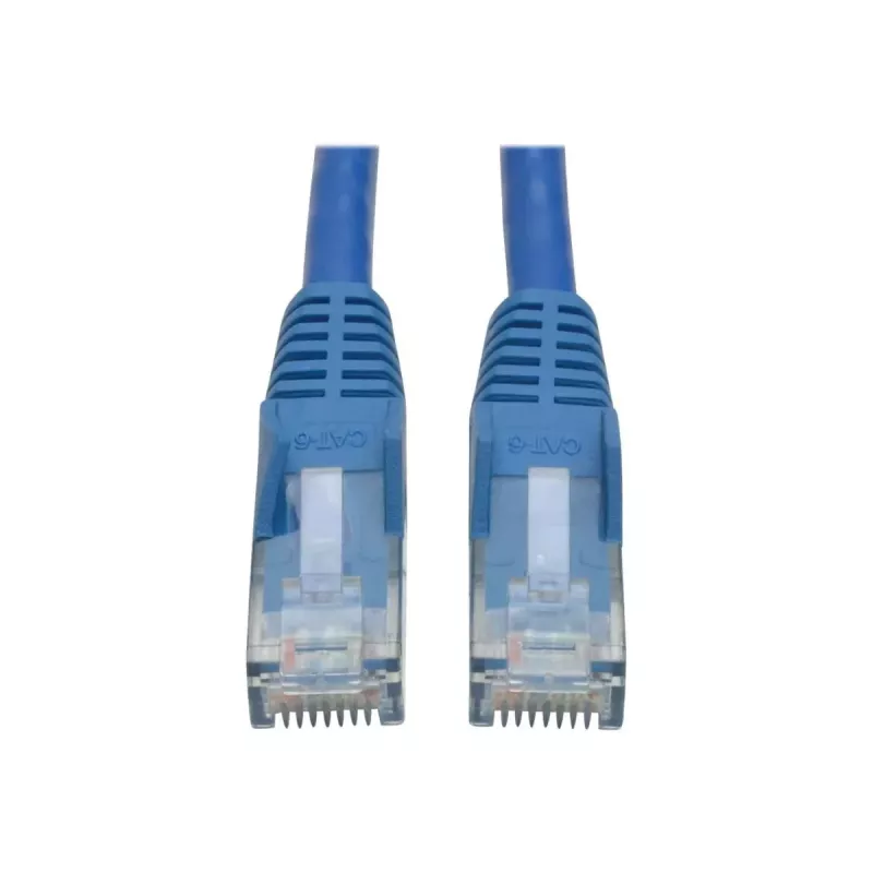 Tripp cavo patch Cat6 Gigabit snagless stampato RJ45 M/M blu da 3 ft