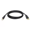 Tripp Lite U022-015 cavo dispositivo USB 2.0 Hi-Speed A/B, schermato, maschio/maschio, 15 ft (4,57 m), nero