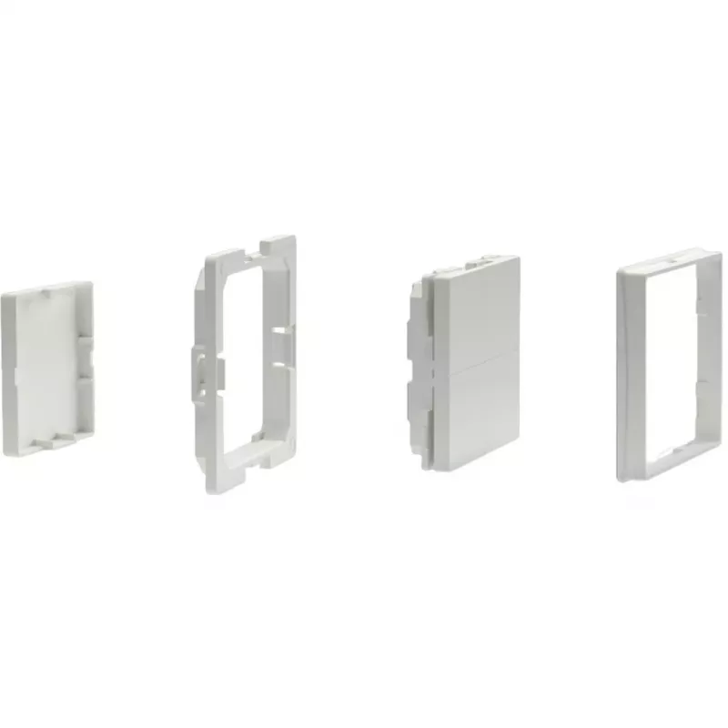 Shelly Plug & Play BLU Wall Switch 4 adattatore Legrand & Shelly bianco