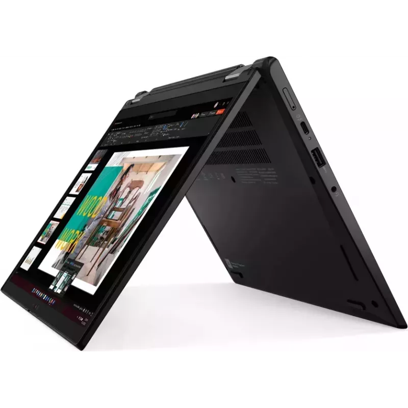 Laptop 2-in-1 Lenovo ThinkPad L13 Yoga G4, AMD Ryzen 5 7530U, 8 GB RAM, 256 GB SSD, touchscreen WUXGA da 13,3 pollici (ricondizionato)