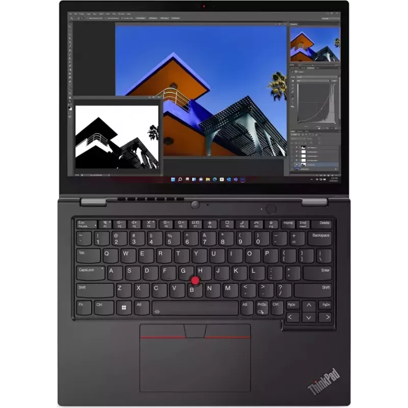 Laptop 2-in-1 Lenovo ThinkPad L13 Yoga G4, AMD Ryzen 5 7530U, 8 GB RAM, 256 GB SSD, touchscreen WUXGA da 13,3 pollici (ricondizionato)
