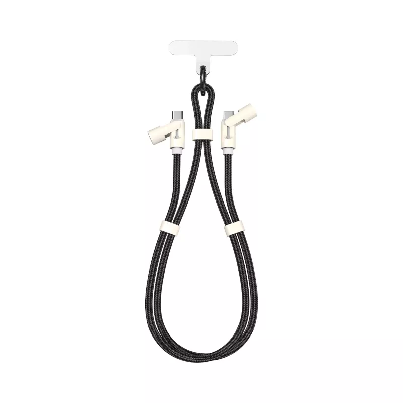 SBOX LANYARD BLACK cavo USB-C su USB-C 1,5 m nero