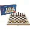 SIMBA-DICKIE Set di scacchi in legno Deluxe - scacchiera pieghevole con pezzi Staunton ponderati