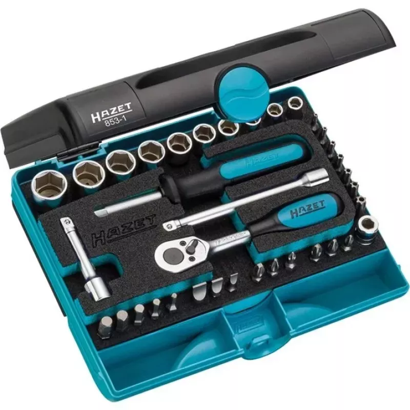 HAZET 853-1 Set di chiavi a bussola attacco 1/4
