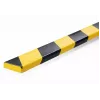 Durable S10 Passacavi, PVC, nero/giallo, piatto, 1000 mm, 40 mm