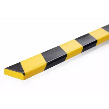 Durable S10 Passacavi, PVC, nero/giallo, piatto, 1000 mm, 40 mm
