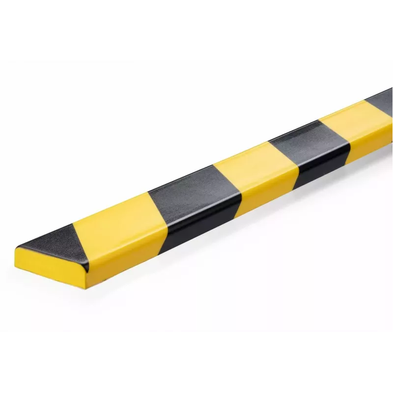 Durable S10 Passacavi, PVC, nero/giallo, piatto, 1000 mm, 40 mm