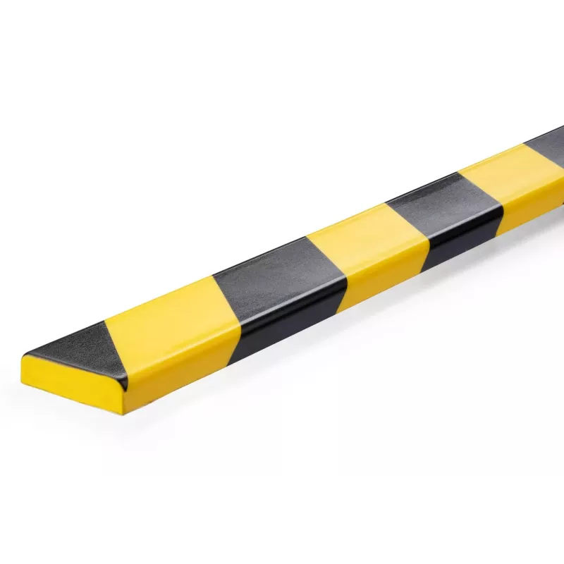 Durable S10 Passacavi, PVC, nero/giallo, piatto, 1000 mm, 40 mm