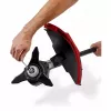 EINHELL Professional GP-BC 36/430 Li P BL-Solo Decespugliatore a batteria, 36V (2x18V), motore brushless, larghezza di taglio 43cm, rosso/nero, batteria e caricabatterie non inclusi