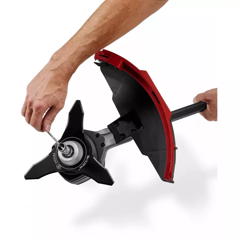 EINHELL Professional GP-BC 36/430 Li P BL-Solo Decespugliatore a batteria, 36V (2x18V), motore brushless, larghezza di taglio 43cm, rosso/nero, batteria e caricabatterie non inclusi