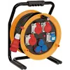 Brennenstuhl 1319110010 avvolgicavo 40m H07RN-F 3G2.5 IP44 4x Schuko nero/arancione