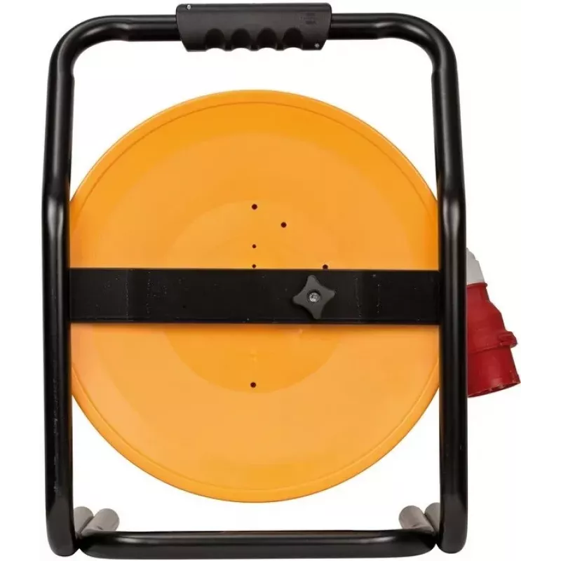 Brennenstuhl 1319110010 avvolgicavo 40m H07RN-F 3G2.5 IP44 4x Schuko nero/arancione