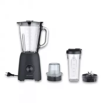 SEVERIN SM 3724 Montalatte e scaldalatte automatico, 500 W, acciaio inox, nero