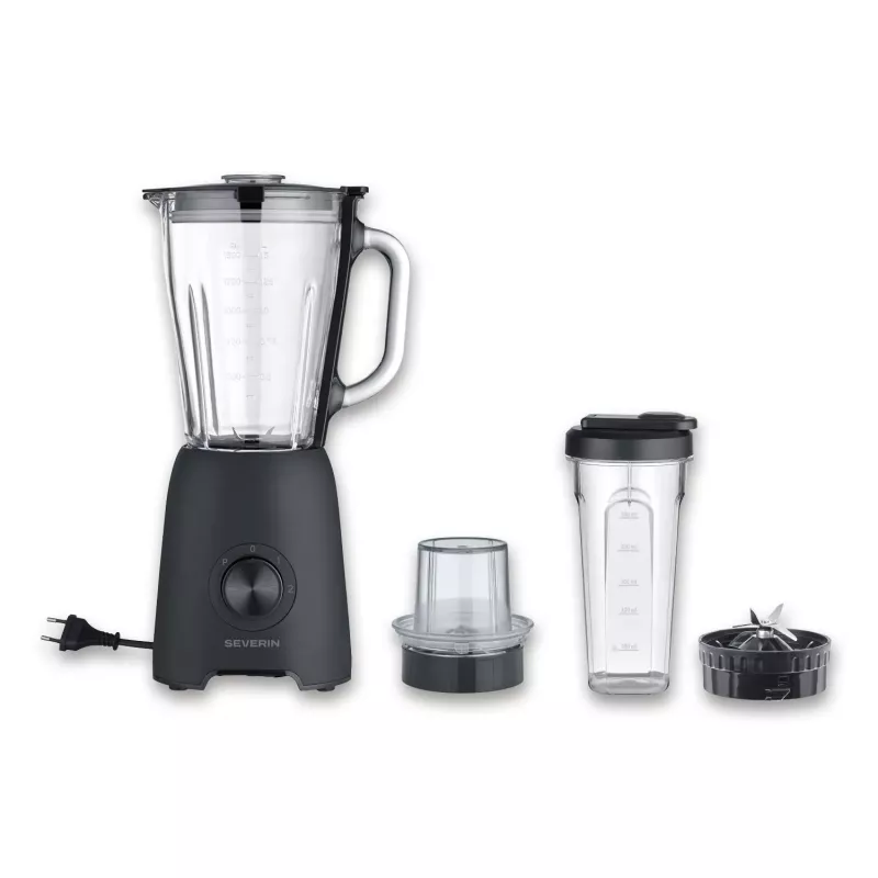 SEVERIN SM 3724 Montalatte e scaldalatte automatico, 500 W, acciaio inox, nero