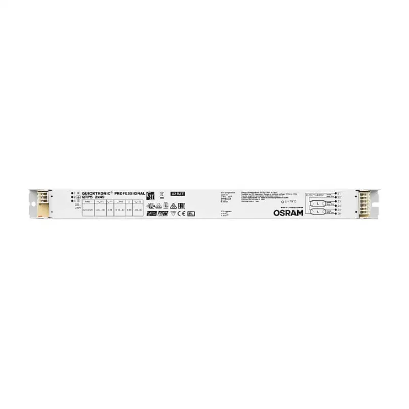 OSRAM Alimentatore elettronico (EVG) per lampade fluorescenti compatte, 26-32W, 220-240V, non dimmerabile, bianco