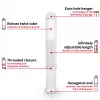 EINHELL-KWB Set di punte per martello SDS-plus, Ø 6-14 mm (7 pezzi, 210 mm)