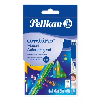 Pelikan 812726 Pennarelli, multicolore, confezione da 12