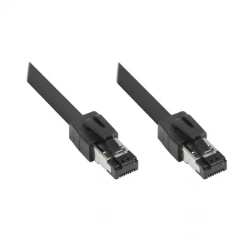 GoodConnections RNS® cavo patch Cat.8.1 S/FTP, 0,5m, nero, LSZH, 40 Gbit/s, 2000 MHz