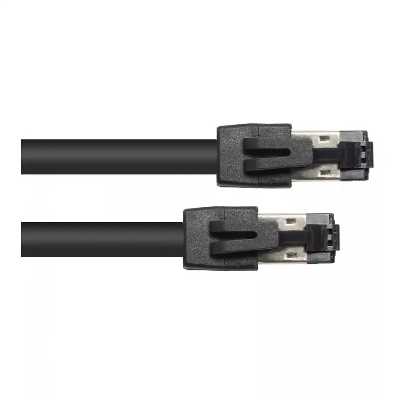 GoodConnections RNS® cavo patch Cat.8.1 S/FTP, 0,5m, nero, LSZH, 40 Gbit/s, 2000 MHz