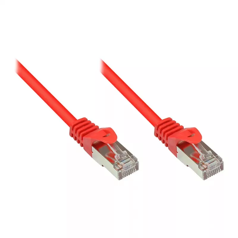 GoodConnections Alcasa cavo patch Cat5e RJ45 1,5m rosso