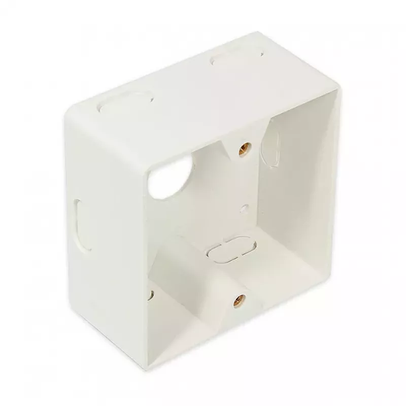 GoodConnections custodia da parete 80x80x40mm bianco perla RAL 1013 GC-N0029