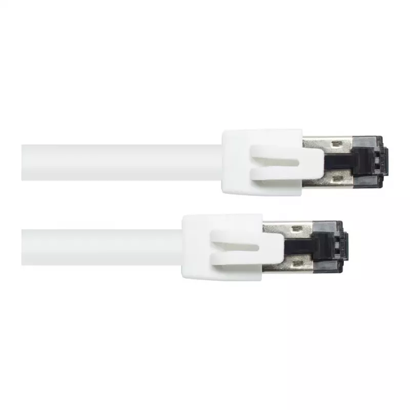 GoodConnections RNS® cavo patch Cat.8.1 S/FTP, PiMF, LSZH, 2000MHz, 40Gbit/s, bianco, 0,5m