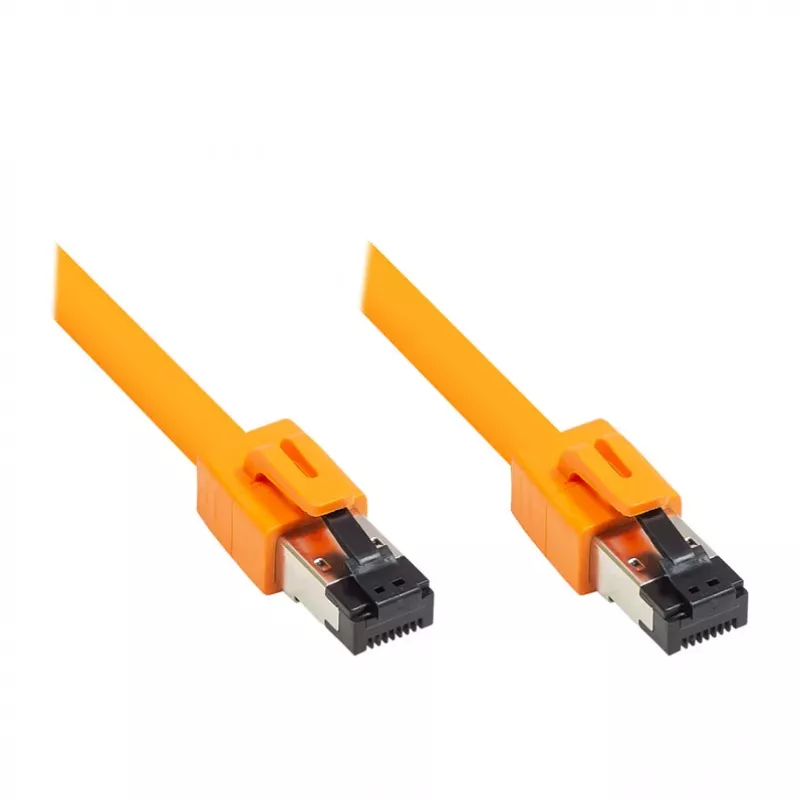GoodConnections RNS® Cat.8.1 S/FTP cavo patch, LSZH, 2000MHz, 40Gbit/s, arancione, 1,5m