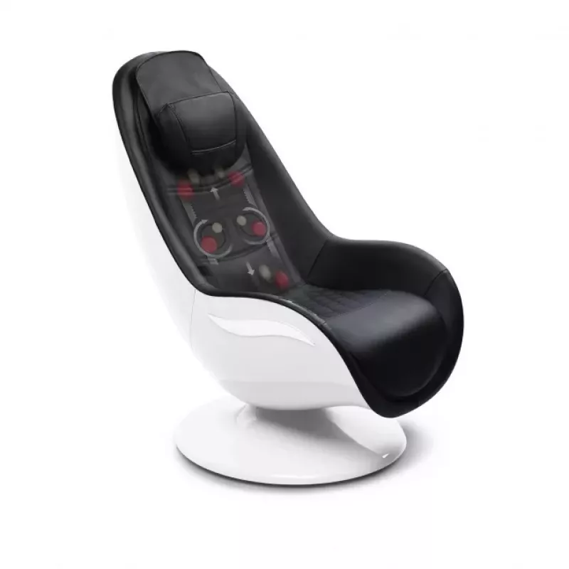 Medisana RS 660 poltrona lounge massaggiante Shiatsu con calore, nero