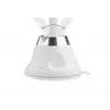 Medisana CM 850 specchio cosmetico LED con ingrandimento 5x, LED bianco luce diurna, sensore touch, rotazione 360°, argento