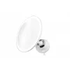 Medisana CM 850 specchio cosmetico LED con ingrandimento 5x, LED bianco luce diurna, sensore touch, rotazione 360°, argento