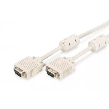 DIGITUS cavo di collegamento monitor VGA 1,8 m nero