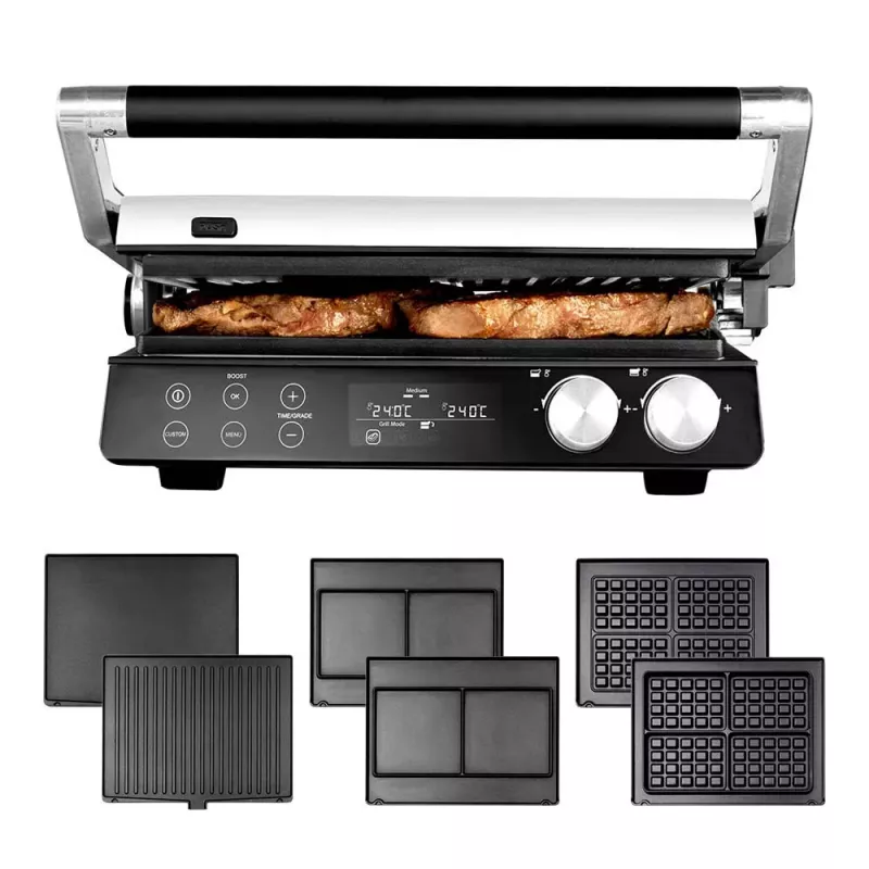 Gastroback 42423 Gourmet BBQ Advanced Smart grill elettrico a contatto 2000W
