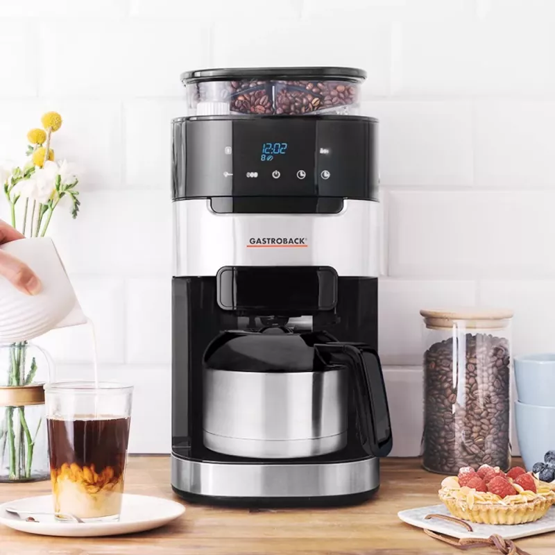 Gastroback 42711_S macchina per caffè Grind & Brew Pro Thermo
