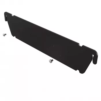 Kindermann morsetto di montaggio - nero, RAL 9005 - montaggio su carrello (retro)