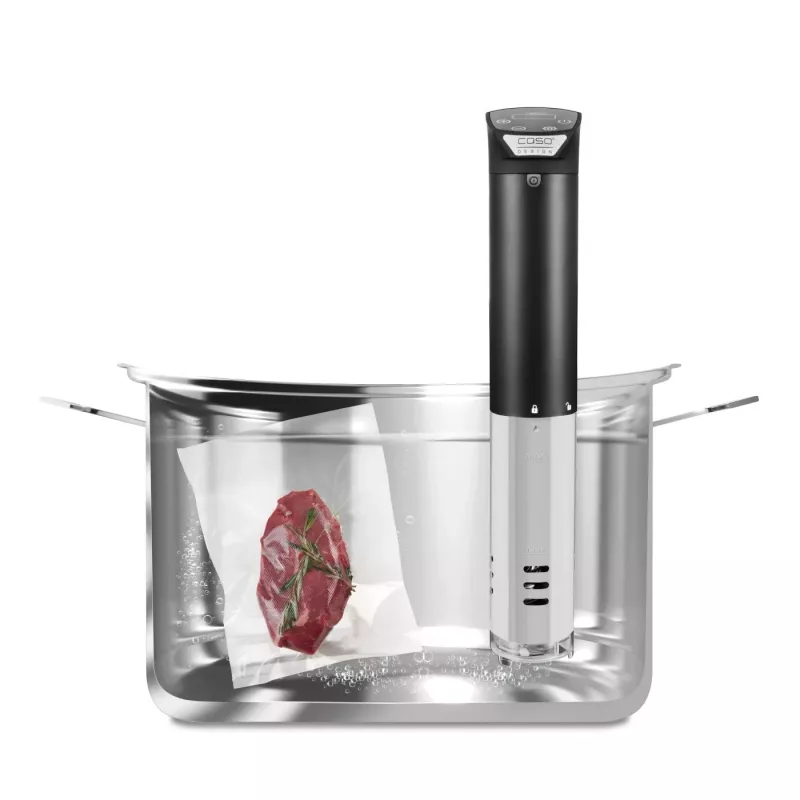 CASO SV 1200 Smart SousVide Cooker 1200 W acciaio inox/nero