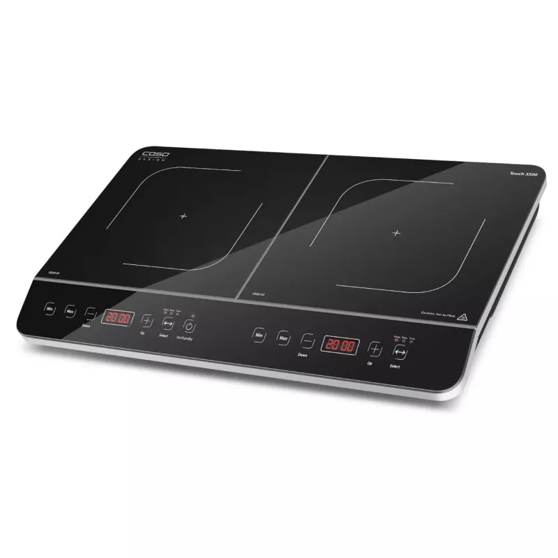 CASO Touch 3500 piano cottura a induzione 2 zone di cottura nero